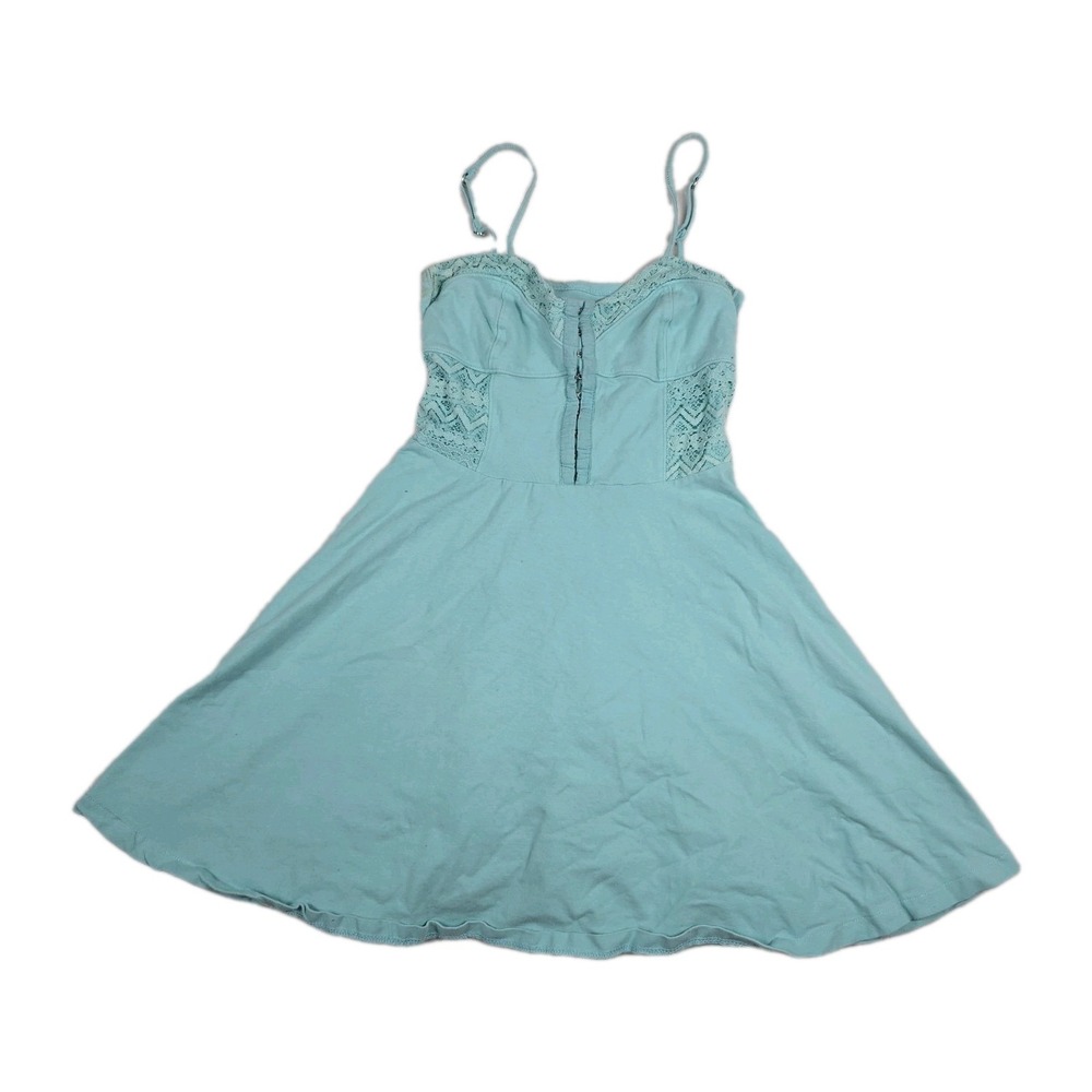 Aeropostale Y2K Juniors Women's Size Medium Blue Strapless Dress